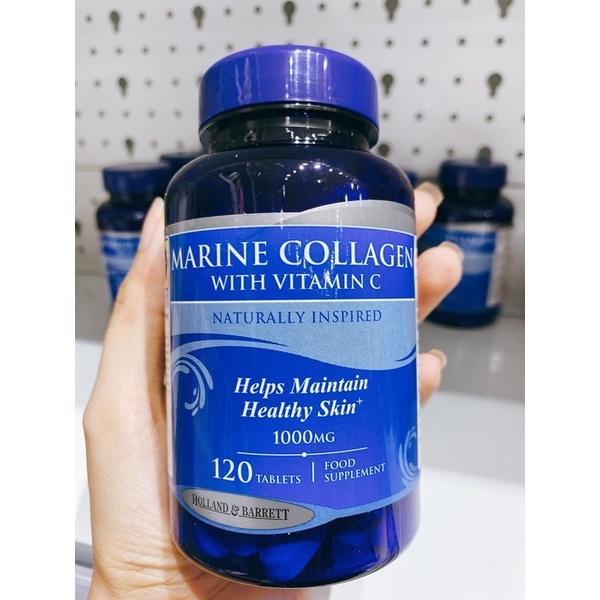 Marine collagen vitamin c holland & barrett 1000mg lọ 60 viên giúp da chắc - ảnh sản phẩm 6