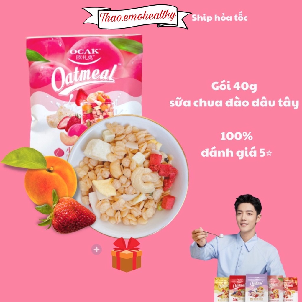 ( SỈ - COMBO 4 GÓI ) NGŨ CỐC ĂN VẶT - ĂN KIÊNG - BỬA ĂN SÁNG HEALTHY