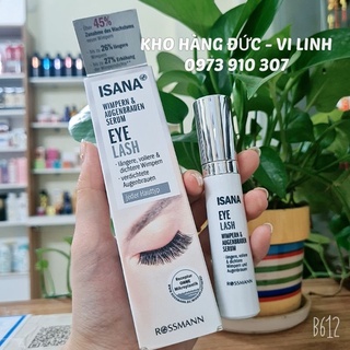 [Bill+video hàng Đức] Serum Isana eye lash dưỡng mi và làm dài mi