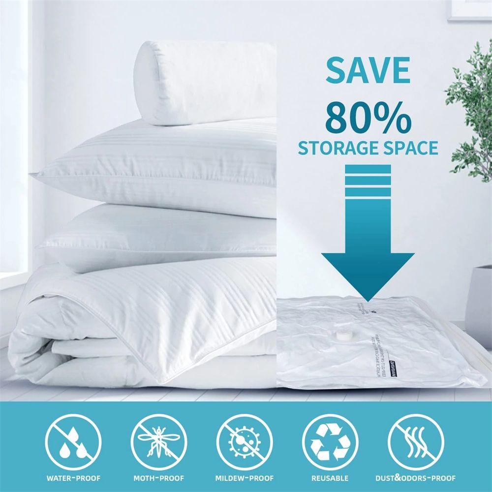 IVORY Túi Hút Chân Không Sức Chứa Lớn Tiết Kiệm Không Gian Chống Ẩm Mốc Chống Mùi Tiện Lợi