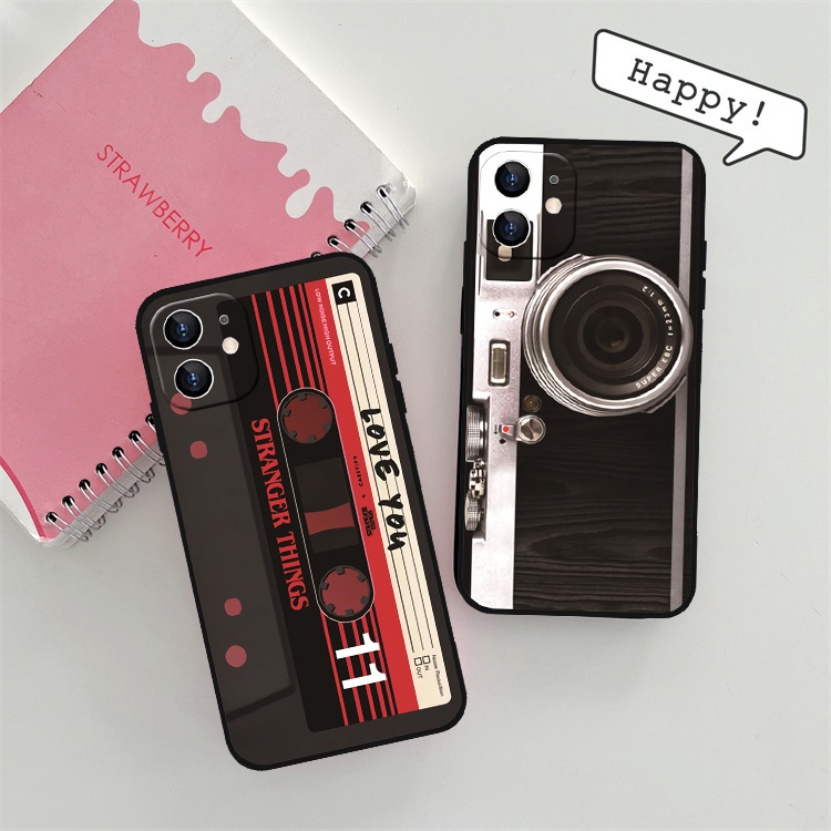 Ốp Điện Thoại Mềm Hình Máy Ảnh Thời Trang Cho iPhone 13 12 11 Pro Max 6s 6 7 8 Plus XR SE X XSMax