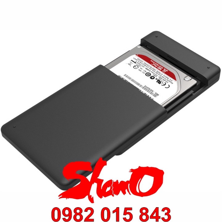Box ổ cứng 2.5” Orico 2577U3 – Màu đen – Chính hãng – Dùng cho SSD và HDD size 2.5 inch – Bảo hành 12 tháng