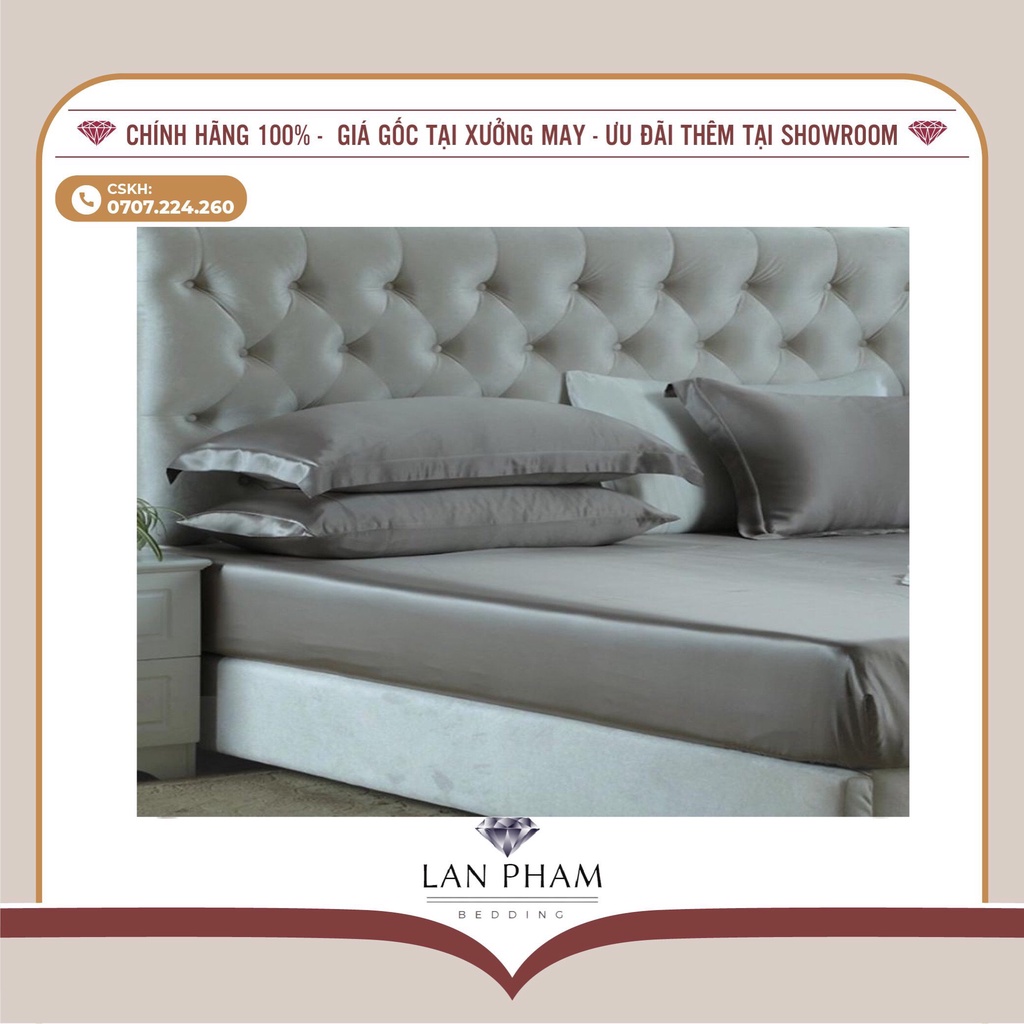 (Loại 1) Drap Lẻ Phi Lụa Mềm Mát, Cao Cấp, Sang Trọng Lan Bedding Đủ Màu