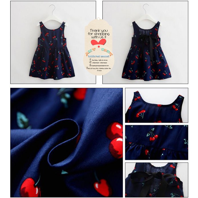 Đầm bé gái hình cherry xinh yêu ❣ ❣ ❣