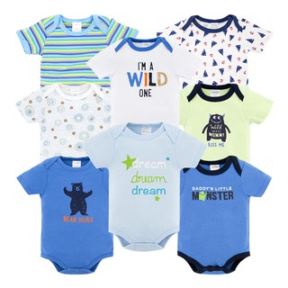 Set 8 bộ đồ liền thân dễ thương xinh xắn dành cho bé