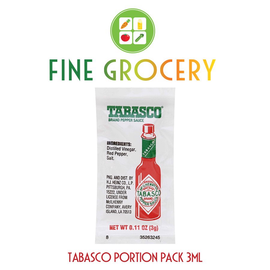 Sốt Ớt Đỏ Hiệu Tabasco 3ml