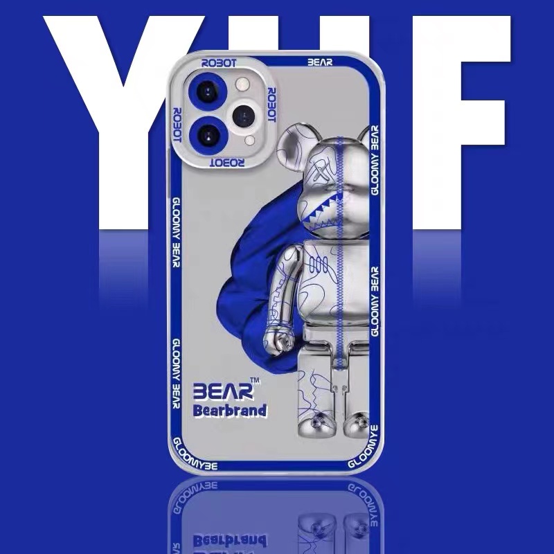 Ốp Điện Thoại Hình Gấu Cho Iphone 13 Pro Max 12/11 XS XR X 8/7/6 6s Plus Mini