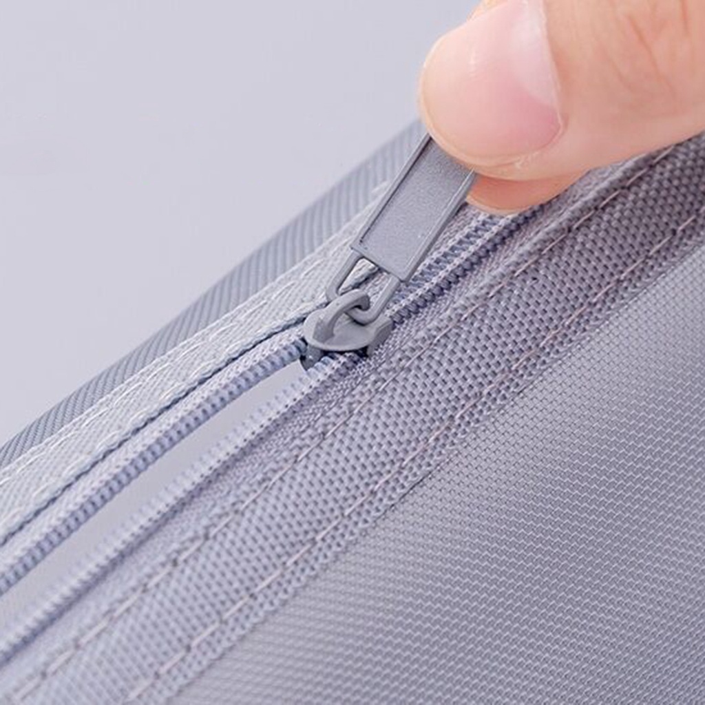 Túi đựng bút chì trong suốt phong cách MUJI INS đơn giản cho trường học/văn phòng