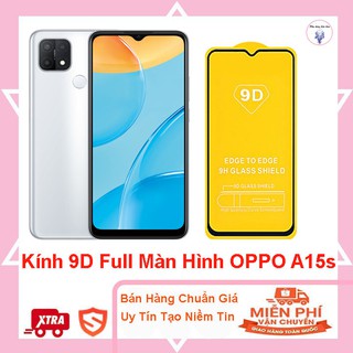 Kính cường lực 9d full màn hình oppo a15s