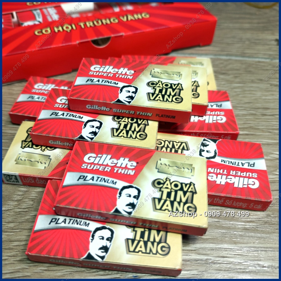 25 Lưỡi Dao Lam Gilette - diện mạo mới, Siêu mỏng - Siêu bền