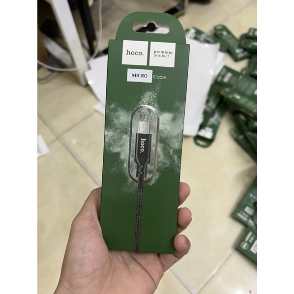 Cáp sạc dù 1m chính hãng hoco X14 hỗ trợ sạc nhanh cho iphone/ipad/android chống rối, chống gãy - Bảo hành 3 tháng