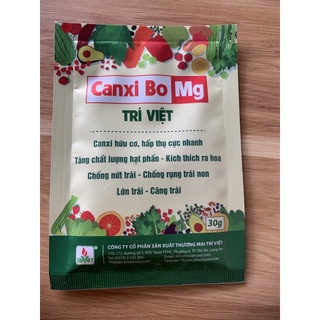 Canxi bo Mg Trí Việt dạng hữu cơ, gói 30gr