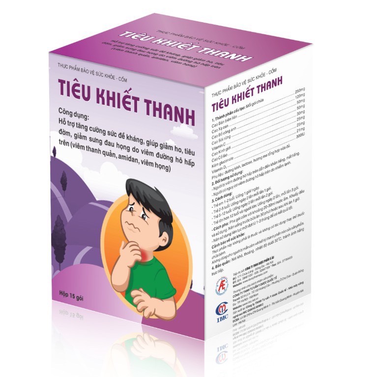 [TÍCH ĐIỂM] - Cốm Tiêu Khiết Thanh - Giúp Giảm Ho, Tiêu Đờm, Giảm Sưng Đau Họng