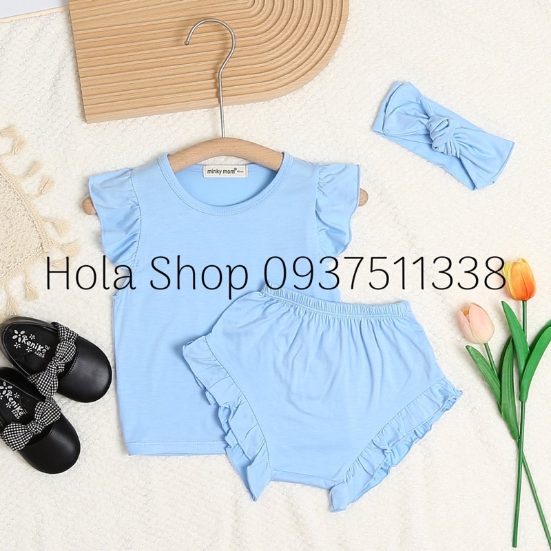 Bộ cánh tiên MINKY MOM kèm tuban cho bé gái từ 8 - 18kg -TH126