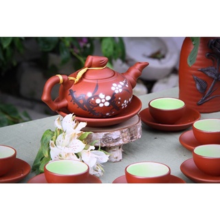 Bộ trà gốm tâm trà