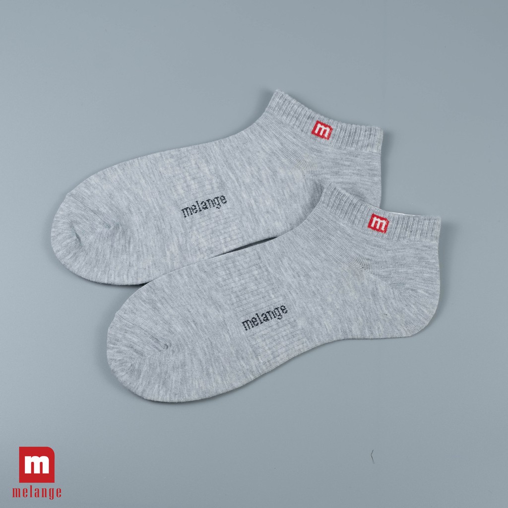 Tất Nam Trơn Cổ Trung Melange - ME.01.03