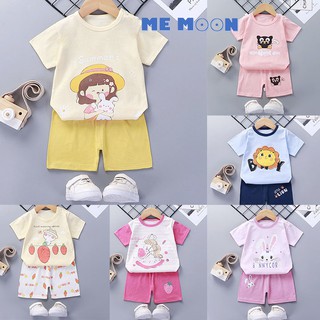 Bộ đồ quần áo trẻ em mùa hè hot - bé gái, trai vải cotton co giãn 4 chiều thấm hút mồ hôi bé từ 1-5 tuổi BĐON03