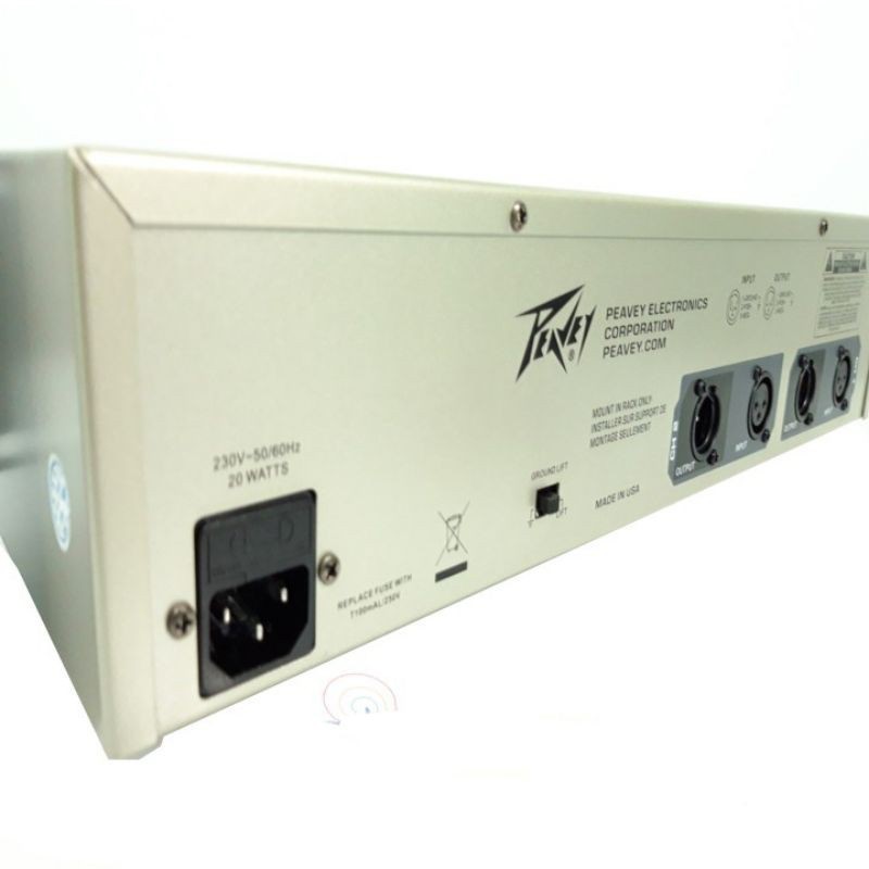 Lọc xì Peavey 231EQ tặng 04 đôi dây canon chất lượng cao, hỗ trợ âm thanh tốt