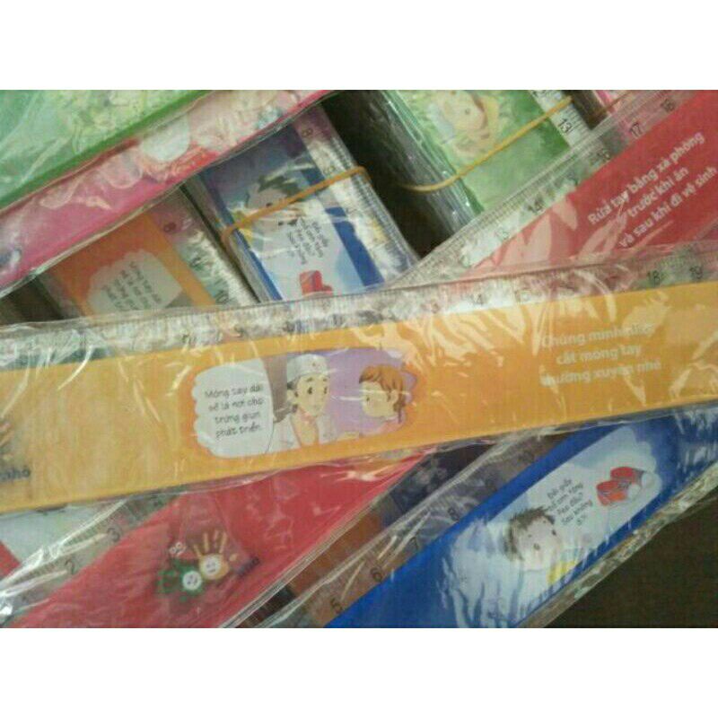 Thước kẻ nhựa 20cm siêu bền