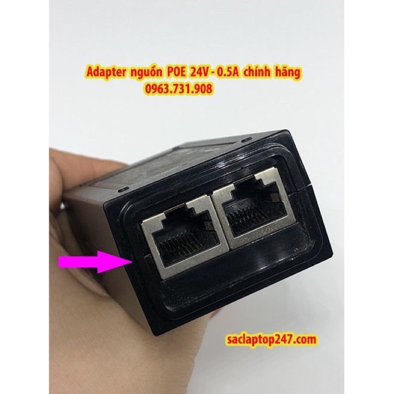 Adapter nguồn poe 24v 0.5A wifi UniFi chính hãng