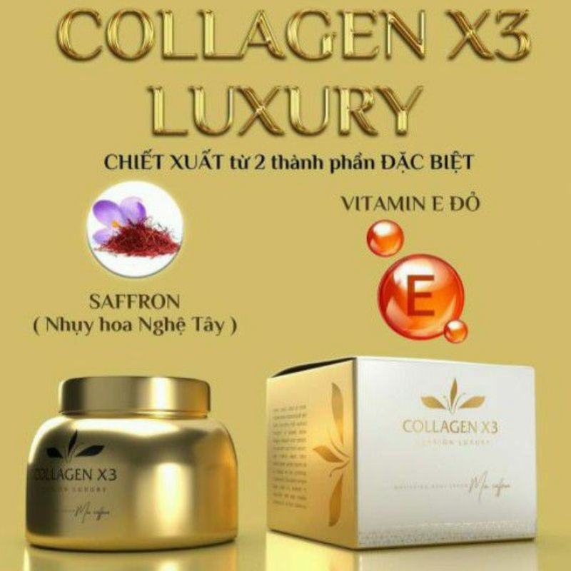Kem Body Collagen X3 Luxury 250g Dưỡng Trắng Da SPF45+++ | BigBuy360 - bigbuy360.vn