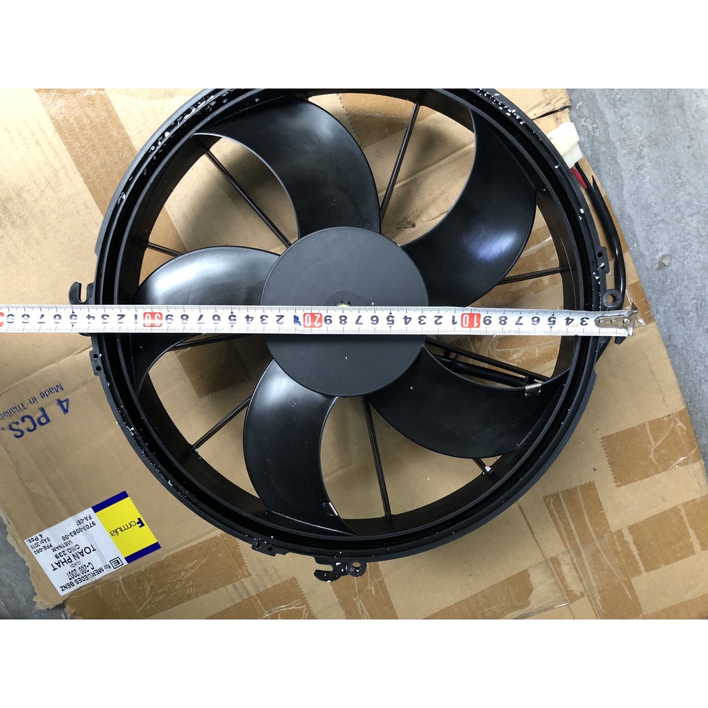 Quạt Dàn  nóng chế xe khách, xe bus  24V hàng Trung Quốc