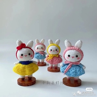 móc khoá thỏ len xinh yêu