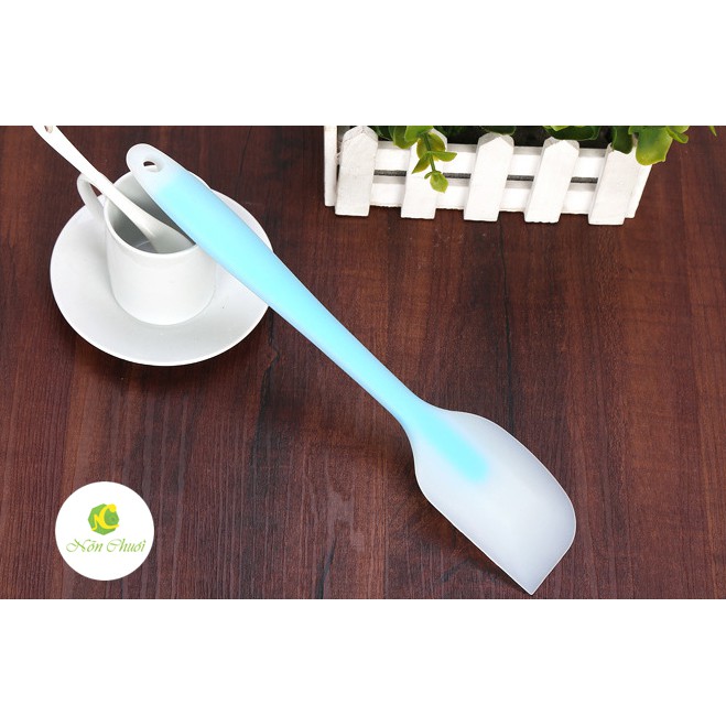 Spatula 28cm - Phới trộn bột, vét bột/phới dẹt silicone cán trong