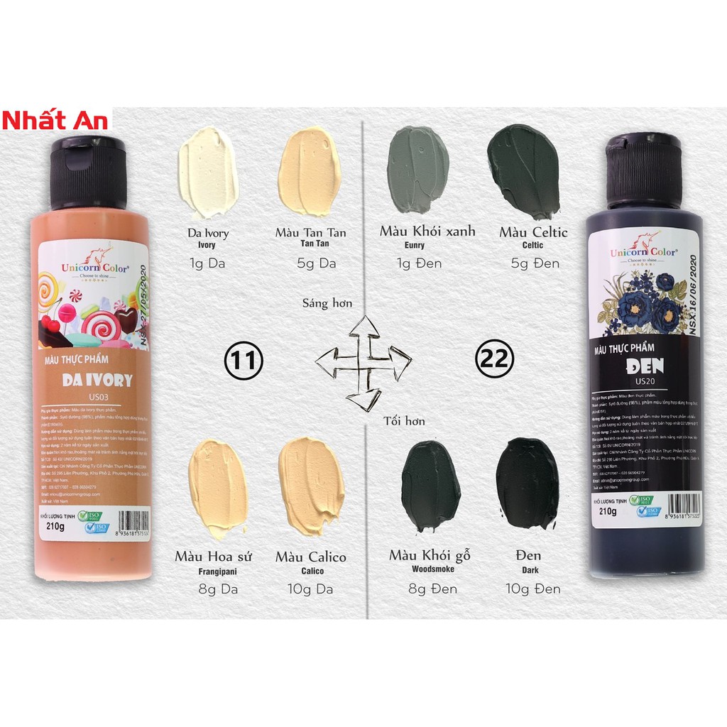 Màu nước Ivory Unicorn 210gr