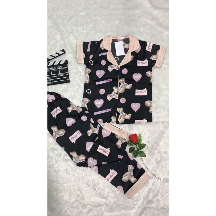 [ BỘ MẶC NHÀ ] Bộ Dài Pizama Họa Tiết Trẻ Trung Tươi Mát Cho Mùa Hè | BigBuy360 - bigbuy360.vn