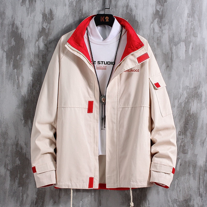 Men Jacket Fashion Hooded Jackets Korean Casual Youth Bomber jackets PJ29 | BigBuy360 - bigbuy360.vn