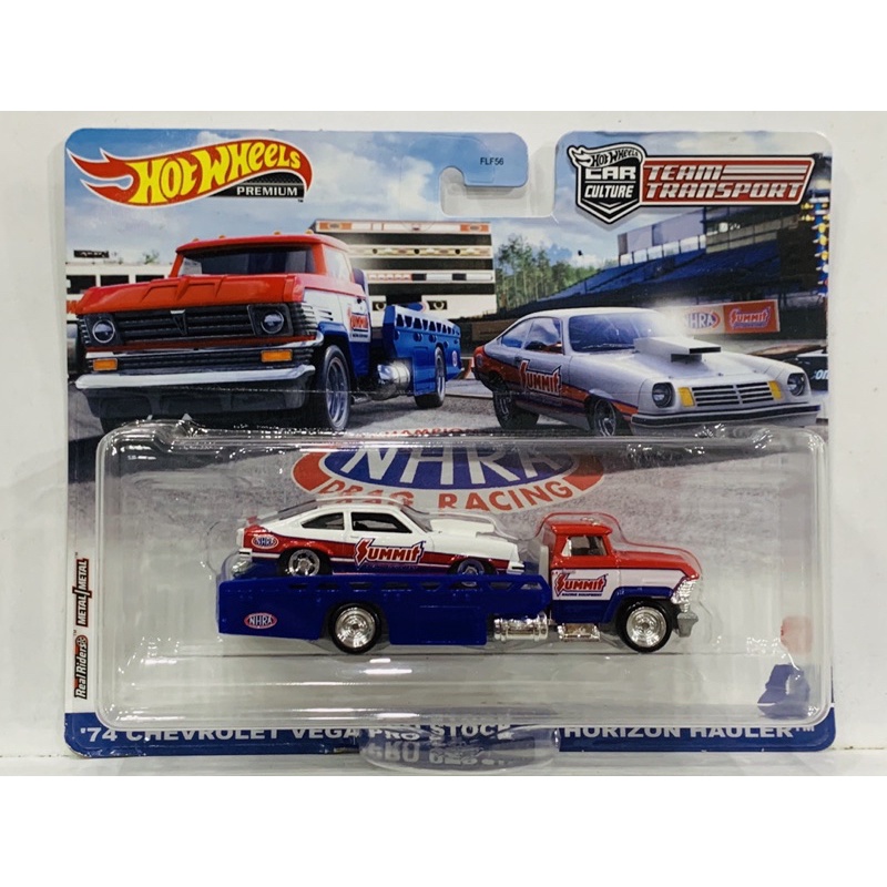 Hobby Store xe mô hình Hot Wheels Team Transport 74 Chevrolet Vega Pro Stock Horizon Hauler