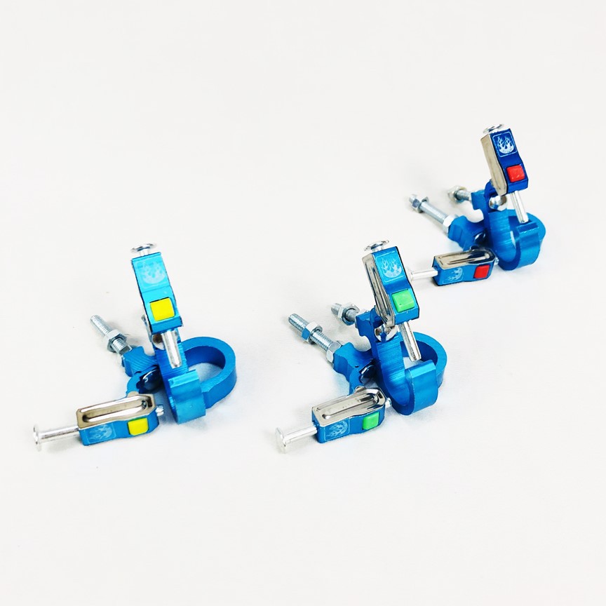 Cặp Móc treo đồ CNC trên xe máy kiểu bấm bật Greennetworks