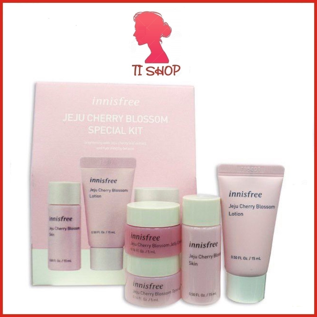 Set dưỡng da ✅FREESHIP✅ Set dưỡng da Innisfree hoa anh đào Jeju Cherry Blossom mini