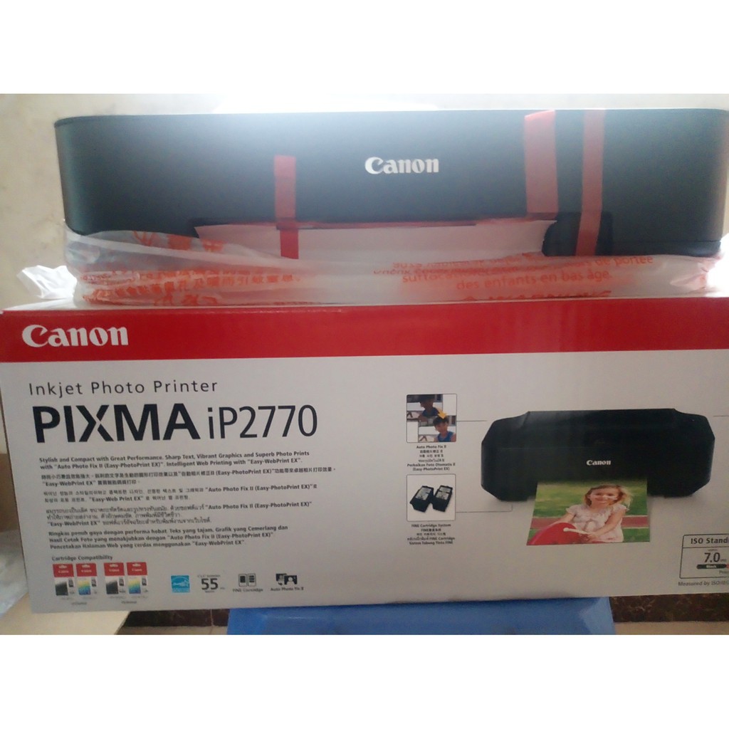 ✼♂✿MÁY IN PHUN MÀU CANON PIXMA IP2770 ( CHƯA CÓ  ĐẦU IN) HÀNG CHÍNH HÃNG - BH 12 THÁNG