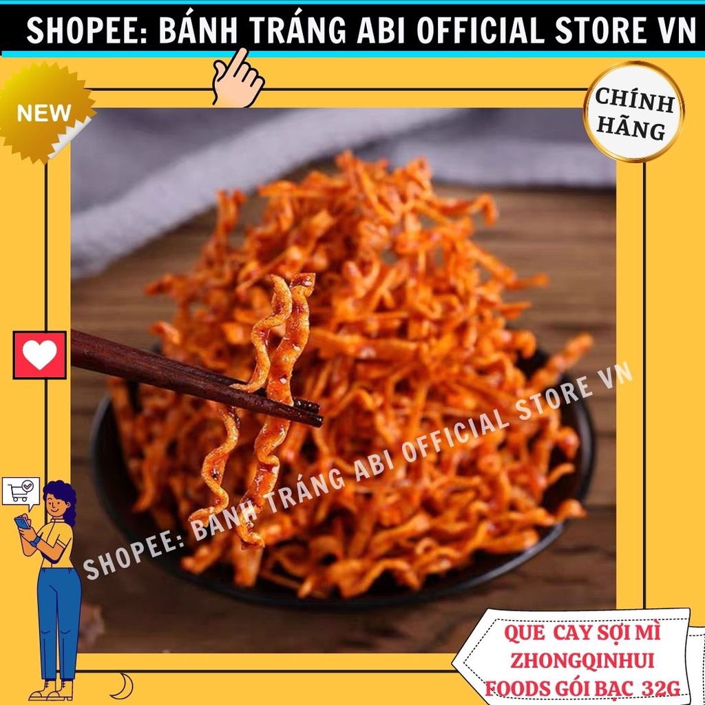 [SẴN MÓN ĂN TRUNG HOA] Tăm Que Cay Tẩm Vị Tứ Xuyên siêu hot ngon gây nghiện Magic Spice/Zhongqinhui Foods Gói Bạc 32g