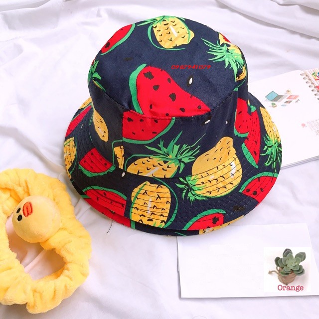 Mũ tai bèo trái cây Combo sỉ