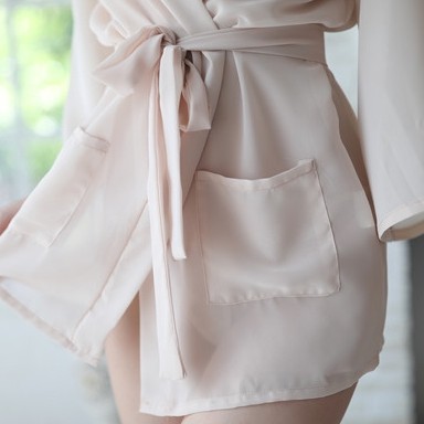 Female summer sexy shirt temptation kimono bathrobe nightgown underwear nightdress | BigBuy360 - bigbuy360.vn