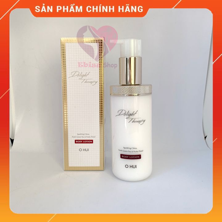 Sữa dưỡng thể Ohui Delight Therapy Body Lotion bổ sung ẩm cho da khỏe mạnh 300ml