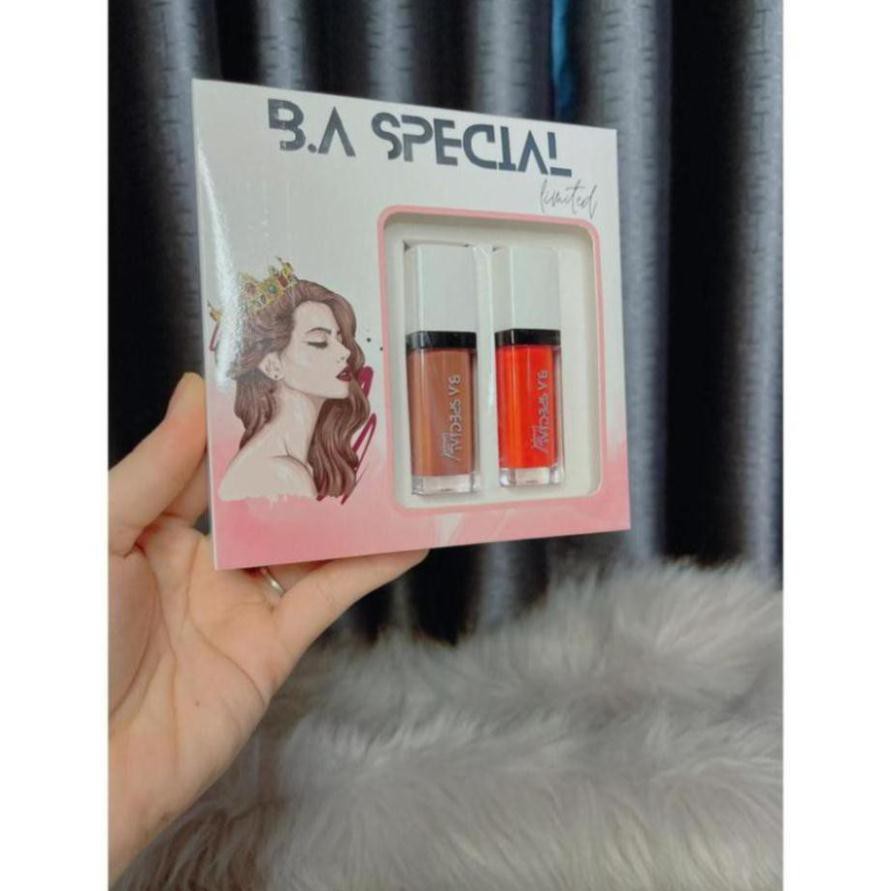 New New!  [A01 Đỏ Cam] Son B.A Special Limited – Son Hữu Cơ Không Chì Siêu Lì – Màu Son Sáng Da Tươi Tắn | BigBuy360 - bigbuy360.vn