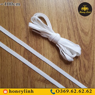 DÂY GIÀY DẸT MÀU TRẮNG ~1m