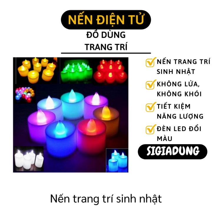 [SGD] Nến Trang Trí - Đèn Nến Giả Điện Tử Sáng Tạo Trang Trí Tiệc Sinh Nhật, Lễ Hội 4965