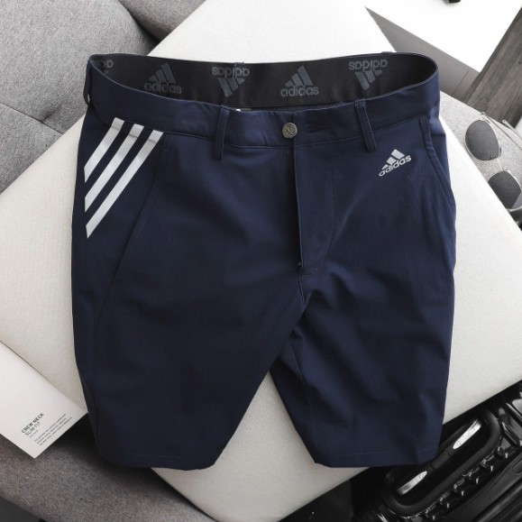 [Giá Huỷ Diệt] Quần short nam Adidas 3 sọc vải co giãn nhẹ dáng công sở tây âu