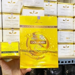 ✅ [Free_Ship] [Chính hãng] Combo Kem Face Colagen X3 Luxury + Mặt Nạ Collagen X3 Mỹ phẩm Đông Anh - Hàng Chất Lượng