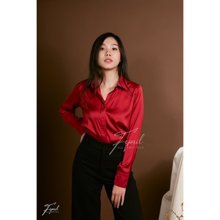 Áo Sơ Mi Lụa Basic Chemise - FEPRIL