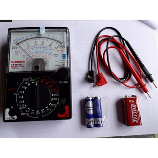 đồng hồ đo vạn năng+2pinAA+pin 9V