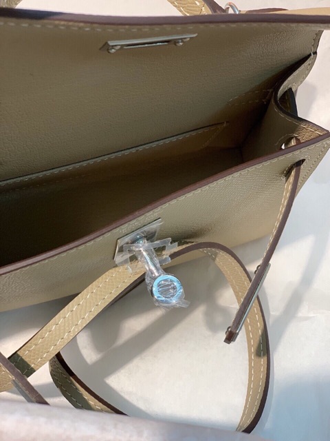 Túi HM KELLY SIÊU CẤP SIZE 20 màu nude