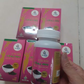 1 hộp tảo xoắn 100 gram công ty Vĩnh An dạng bột  sản phẩm dùng trong liệu trình chăm sóc da ở các spa và viện thẩm mỹ.