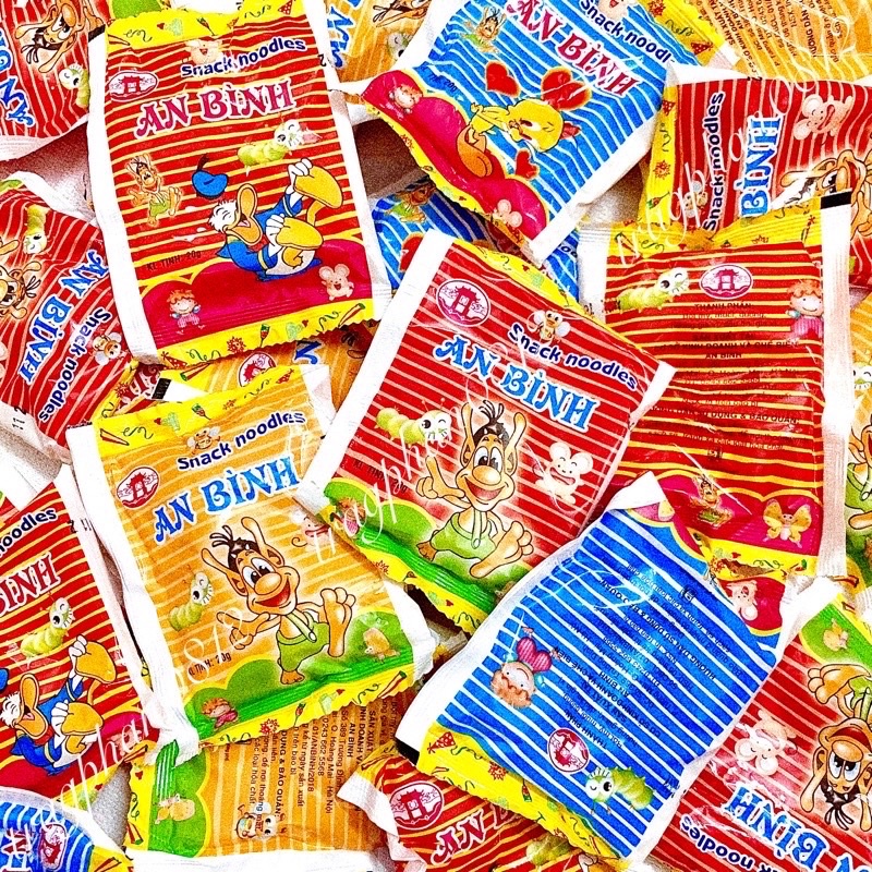 1 Gói Mỳ Tôm Trẻ Em An Bình, Ngon Giòn, Ăn Vặt Tuổi Thơ