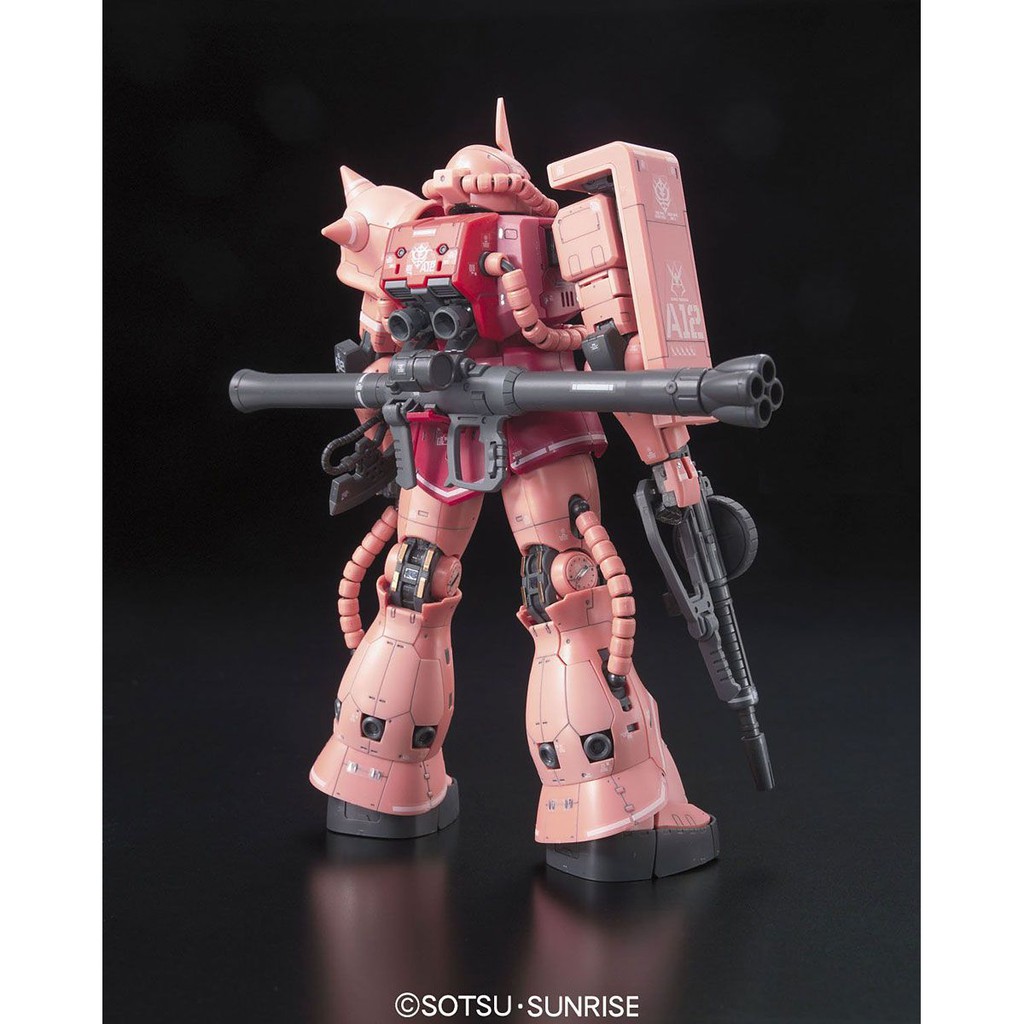 Mô Hình Lắp Ráp RG MS-06S Char Zaku II đỏ